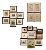 Collection of prints, pictures and engravings of various sizes, all framed (20)