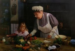David Shepherd (1931-2017) 'Granny's Kitchen' limited edition print, signed and numbered 995/1500 in