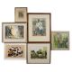 Denys Carnill Pittville Lake, Cheltenham, watercolour, signed, 13cm x 30cm and five other various - Image 1 of 2