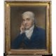 18th Century English School Portrait of Samuel Foote (1720-1777), pastel, the sitter with a raised - Image 2 of 3