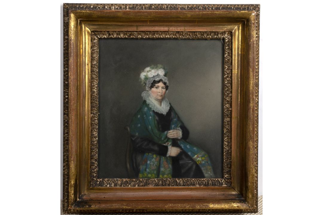 19th Century English School Group of four pastel three quarter length portrait studies, one - Image 8 of 12