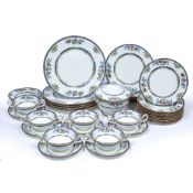 Minton 'B1230' part dinner service to include plates, tureen etc