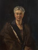 David Alison (1882-1955) 'Portrait of a lady' oil on canvas, signed and indistinctly dated lower