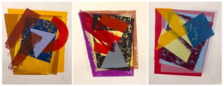 Stephen Bartlett (b.1942) 'Element I', 'Element II' and 'Element III', screen print, each numbered