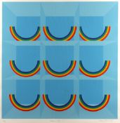 Patrick Hughes (b.1939) 'Made in sky' lithograph, dated 1979, signed and numbered 64/150 lower right