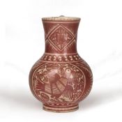 In the manner of William De Morgan (1839-1917) Italian Cantagalli lustre jug or ewer, late 19th