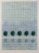 Kristian Krokfors (b.1952) 'Double glazing' screenprint, numbered 18/60, signed and dated 1979 in