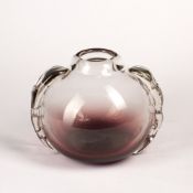 Designed by Charles Schneider (1881-1952) for Schneider glassworks, France Mid-20th Century glass