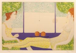 Leonor Fini (1907-1996) 'Two oranges' lithograph, signed and numbered in pencil 204/250 lower right,