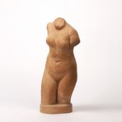 20th Century Italian terracotta sculpture of a female nude, stamped to the reverse 'Firenze