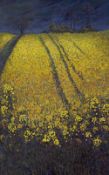 Valerie Douglas (Contemporary) 'Pittville Circus' oil on canvas, signed to the reverse, 203cm x