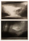 Norman Ackroyd (b.1938) 'The great glen' etching, numbered 45/90, signed and dated 1993 in pencil