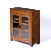 Cotswold School oak, two door table top cabinet, 61cm x 69cm x 24cm