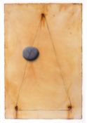 STK (Contemporary) 'Yellow isosceles VI' painting, unsigned, 102cm x 152cm