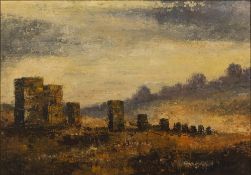 20th Century English School 'Untitled' oil on board, unsigned, 41cm x 58cm Provenance: 'Regent