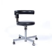 Murray Equipment Company Ltd industrial swivel or desk chair, label to the reverse dated July