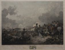 Philipp Jakob de Loutherbourg (1740-1812) Coloured engraving 'The Battle of Alexandria' published,