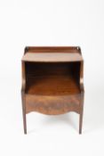 Mahogany stepped commode