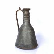 Middle Eastern copper ewer with shaped applied handle, unmarked, 52cm high Condition: surface