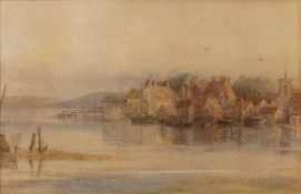 K S Sandford Country cottages, watercolour, signed lower left, 26cm x 36cm and two other 19th/