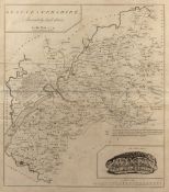 Map of Gloucestershire by J Bayly, 1779, marking the Cotham Stone 41cm x 36cm Condition: creasing