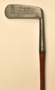 A Compston’s “100% Putter” Scottish Hand forged blade putter – with a pronounced St Andrews bowed