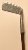 Scarce Tom Stewart Maker St Andrews Fairlie’s pat style blade putter – with negative loft forward