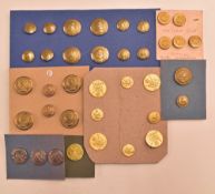 Assorted Golf button selection – incl 12x Royal Calcutta Golf Club, 5x Victorian Royal Blackheath