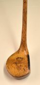 Interesting Dunn Pat one piece hickory driver (1897-1904) showing the Rampant Lion Mark, B.G.I. Co