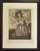 Cuyp, Aelbert (1620-1691) after –Young Dutch Golfer of XVII Century – original photogravure first