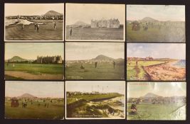 Collection of North Berwick Golf Club colour postcards from the early 1900s onwards (9) - Driving to