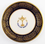 1994 PGA Cup Match Commemorative Porcelain Plate – Bi- Annual Match between USPGA (15) v GB&I PGA (