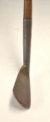 R White St Andrews lofter c1890 with 4.5” hosel original wrap on grip with underlisting