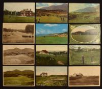 Collection of Irish Golf Club and Golf Course postcards from 1908 up to the 1990s (13) – 5x Royal