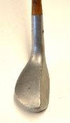 Standard Golf Co Mills MSD1 Model fairway alloy lofted wood - fitted with full length thick hide