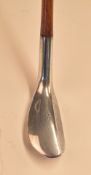 Fine Standard Golf Co Mills BS2 alloy wood – showing 3x circular lead weights to the rear and