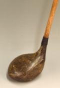 Spalding The Golfex heavy weighted practice swing/warm up golf club – original leather grip