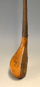 The Eclipse transitional golden beech wood lofting wood – fitted with hide grip with