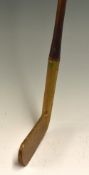 Nicolson of Pittenween Straight Blade Gun Metal Putter c1895 stamped JS Pearson West Middlesex
