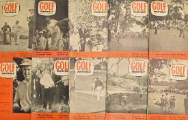 Collection of Golf Monthly magazines from 1960 to 1961 (22) – a near complete run from February 1960