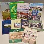 Collection of Irish Centenary/History Golf Club Brochures from the 1880s onwards incl Royal Ladies