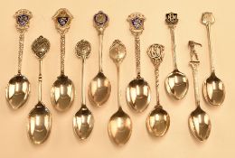 20x assorted hallmarked silver golf teaspoons – with assorted designs and hallmarks incl 3x The