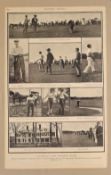 J H Taylor Open Golf Champion -First Exhibition Golf Match in the USA played at Deal on 24th