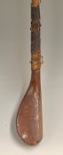 Early Alex Patrick Leven dark stained longnose driving putter c1875 – the head measures 5.5” x 1 7/