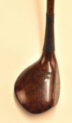 Rare Schavoir Patent Textolite molded head brassie wood – the crown stamped “Schavolite / Textol