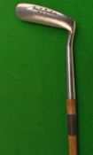 Fine Auchterlonie St Andrews Gem Style goose neck rust less putter - with top aiming line and full