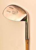 Fine and as new Lockwood Brown Mammoth niblick – head measures 4.5”x 3.5” - stamped Niblick to the