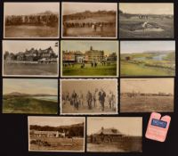 Collection of St Andrews and other Fife, Perthshire and West Lothian Golf Course and Golf Club