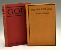 2x early golf instruction books from 1914 onwards – Arnaud Massy -“Golf” 1st translations 1914 c/w
