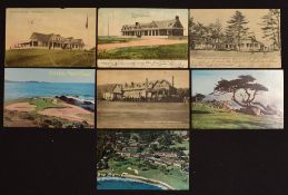 Collection of US Open Golf Championship Golf Club and Golf Course postcards from early 1900s (7) –